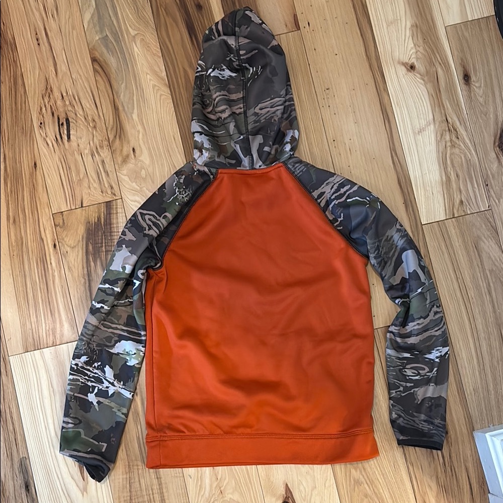 Under Armour Kids Hoodie Set - Gray, Orange, Multicolor - Picture 4 of 9